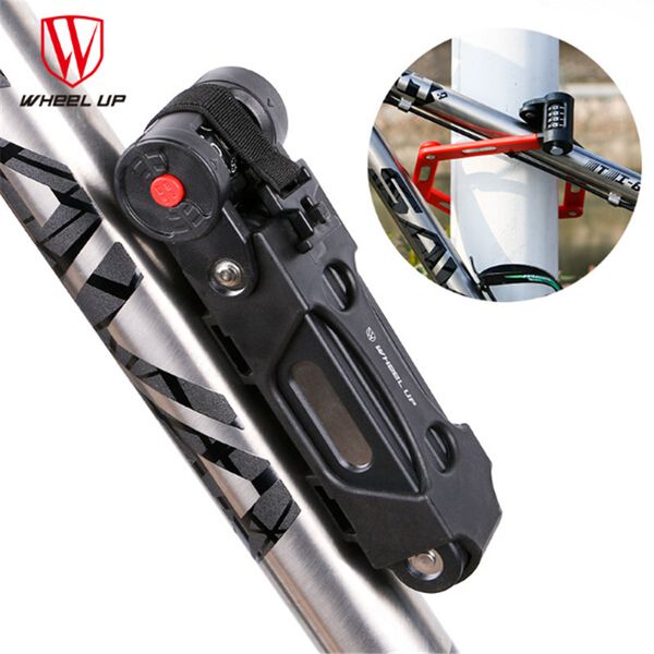 

wheep up folding bicycle lock bike lock anti-theft alloy steel chain anti-shear security 12 ton hydraulic cutter candado