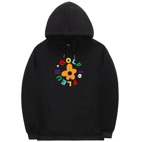 

golf letter designer hoodies mens womens long sleeve loose pullover casual sweatshirt spring autumn clothes, Black