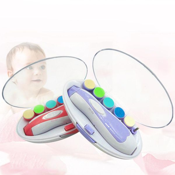 

safe electric baby nail clipper cutter nail trimmer manicure pedicure clipper cutter scissors infant nail care manicure tool