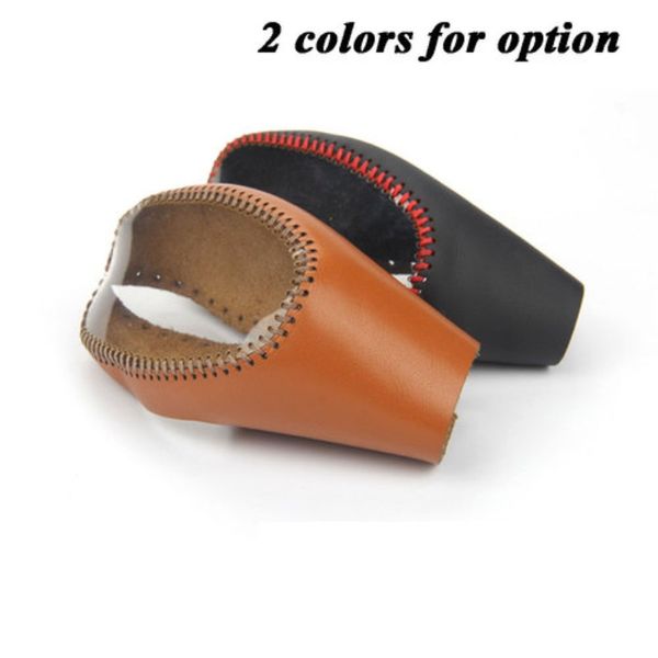 

bbq@fuka pu leather car gear shift knob collars cover shell trim protector car accessory fit for xt5 styling