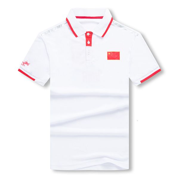 

chinese team lovers lapel short sleeve t shirt men and women trend tourism outdoor sport group serve, Black