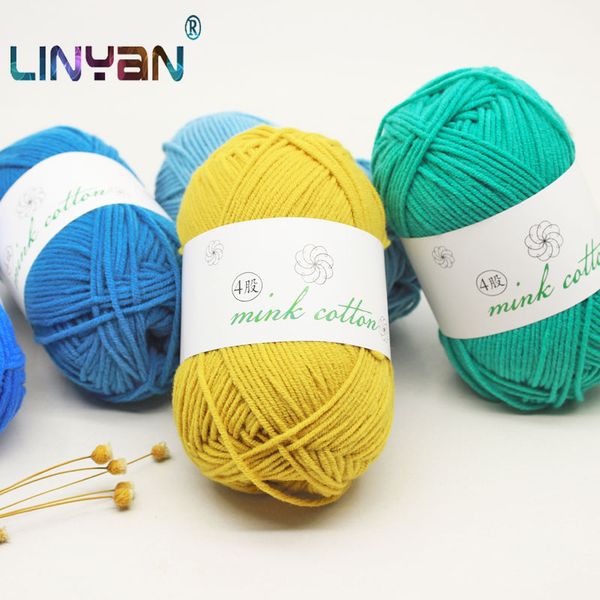 

500g /lot baby cotton yarn for crochet medium thickness hand knitting line milk cotton thread children crochet thread zl6474, Black;white
