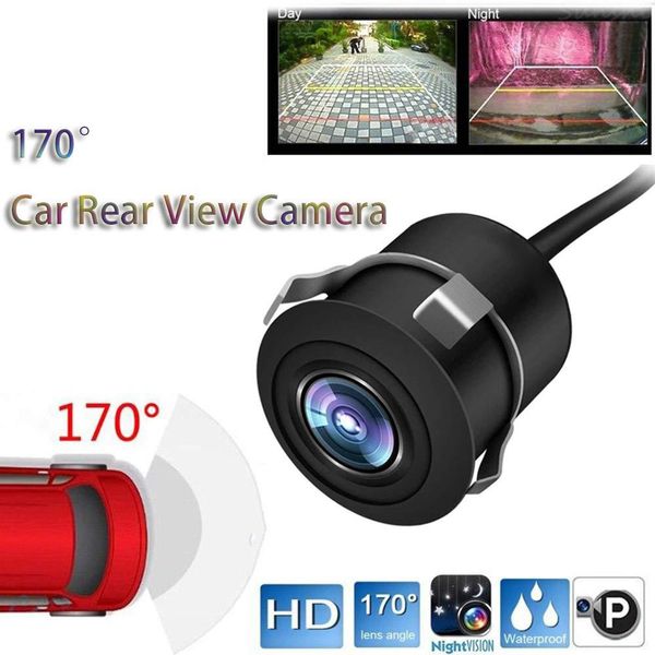 

4 led hd car rear view camera night vision reversing auto parking monitor ccd waterproof 170 degree video