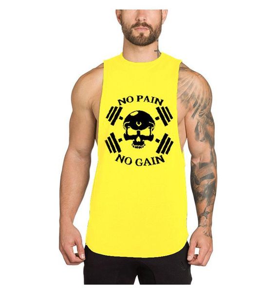 

2019 summer bodybuilding stringer tank with hooded mens gyms clothing fitness mens sleeveless vests cotton singlets muscle, Black;blue