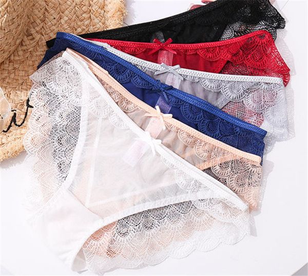 

multi-размер европейской и американской внешней торговли низкой талией леди треугольник брюк шеи laceless сексуальный выдалбливают прозрачны, Black;pink