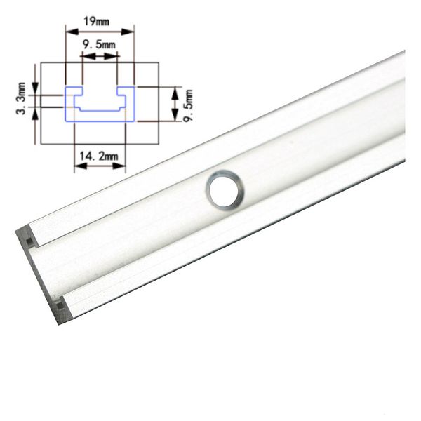 

t-tracks aluminum alloy slot miter track jig fixture for router table bandsaws woodworking tool 300mm/400mm/600mm/800mm