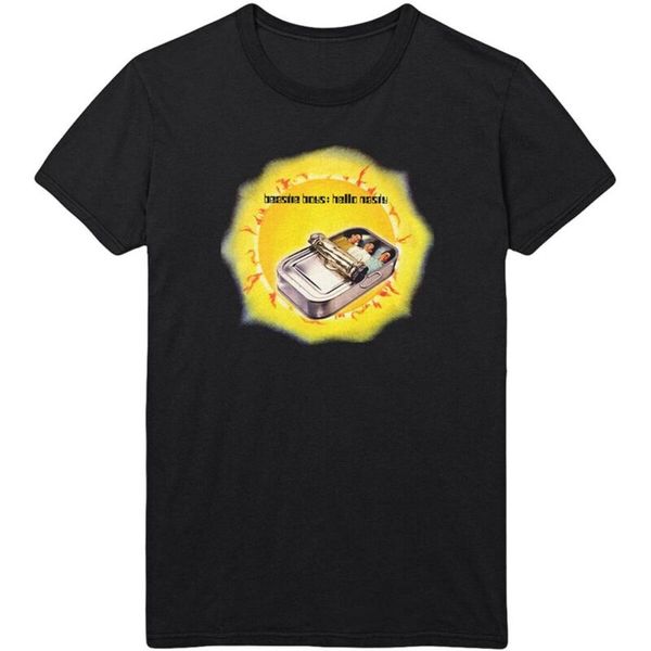 

в beastie boys hello nasty cover официальные мужчины t-shirt mens, White;black