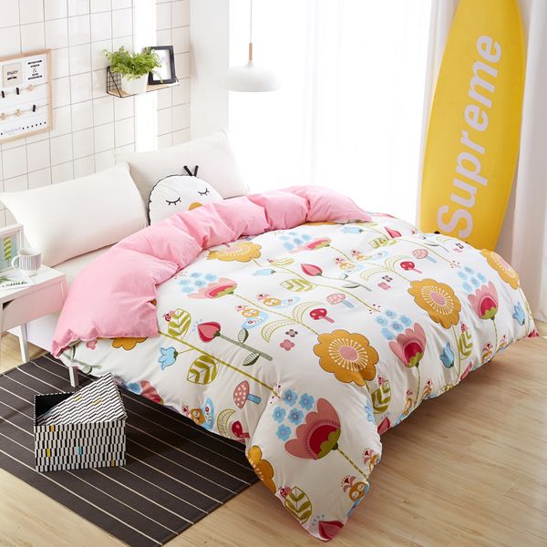 

1pcs duvet cover plaid stripes quilt cover skin care cotton bedclothes 150x200cm/180x220cm/200x230cm size mf