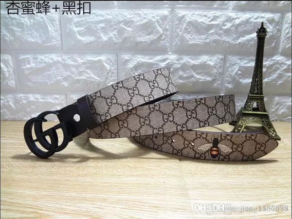 

2018hot продают роскошные дизайнерские ремни для мужчин и женщин мода высокое качество пояса мода досуг мужчины и женщины оптовая бесплатная, Black;brown