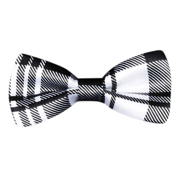 

#5 2018 Fashion New School Boys Kids Children Bow Plaid Dot Tie Necktie popular Polyester