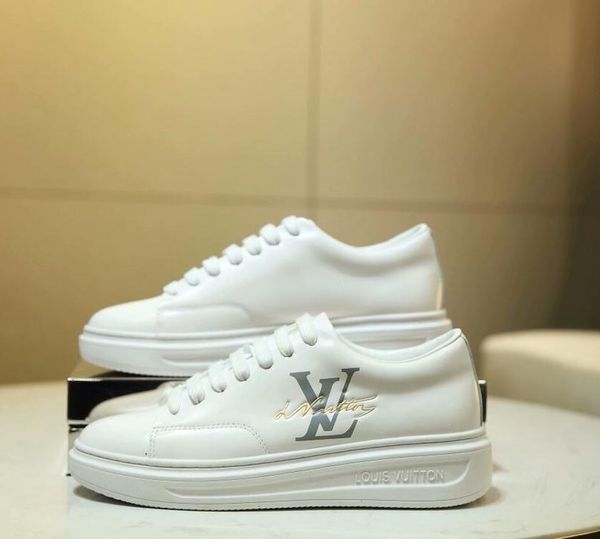 

NEW BEVERLY HILLS SNEAKER 1A4OR0 Men's Luxury Designer Sneakers White Leather Running Shoes Shoes Thick Platform Shoe