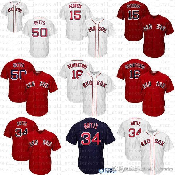 

34 David Ortiz 41 Chris Sale Cool Base Boston Red Baseball Jersey Sox 50 Mookie Betts 28 Martinez 19 Bradley Jr. Dustin Pedroia Andrew B