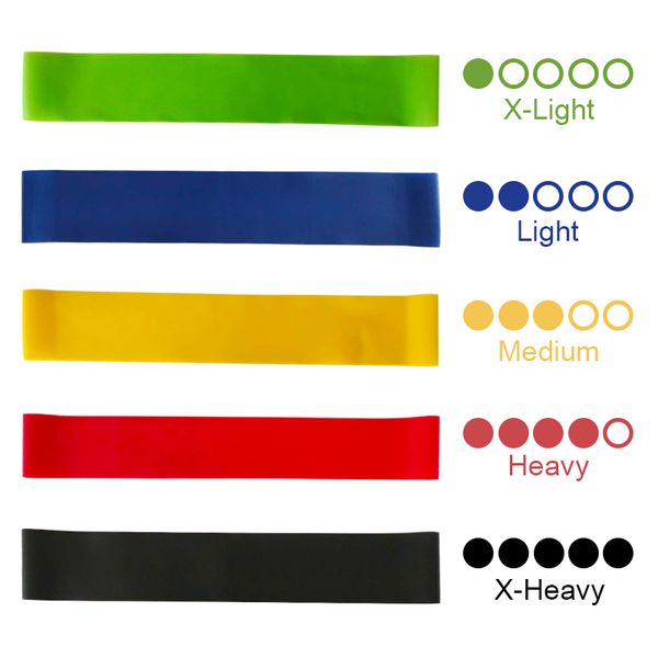 

0.35mm-1.1mm pilates sport training workout elastic bands rubber loop for fitness gym strength training crossfit elastic bands