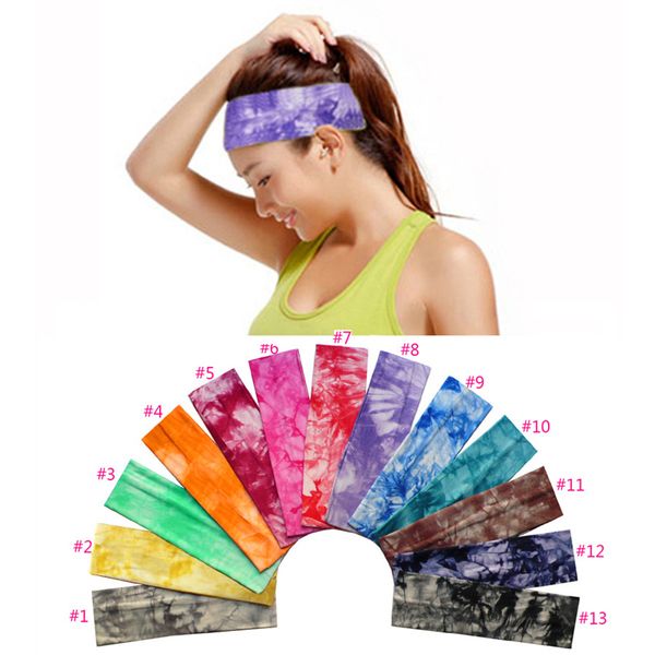 

camo color sweatband gym stretch headband head warp hair band wide elastic headband for sport yoga hair band le255, Slivery;white