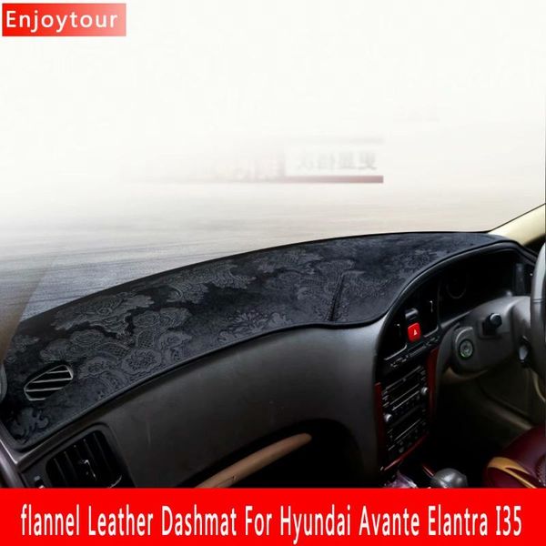 Flannel Dashmat Dashboard Cover Dash Car Mat Carpet Car Styling For Avante Elantra I35 2000 2001 2002 2003 2005 2006 Rhd Car Accessories Interior Car