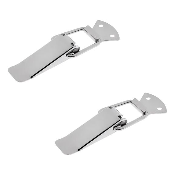 

2x stainless steel boat locker anti-rattle latch hatch door fastener clamp
