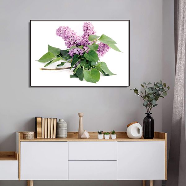 

laeacco scandinavia style wall art picture canvas painting flowers posters and prints modern home decoration nordic room decor