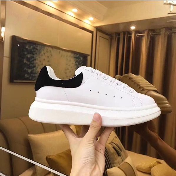 

With Box Chaussures Fashion Luxury Designer White Black Shoe Dress De Luxe Sneakers Heightening Men Women Casual Shoes