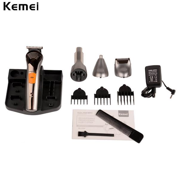 

kemei 570a профессиональные перезаряжаемый 7-в-1 электрические лучшая стрижка машина 2018 grooming kit cutter newclipper jpyyx