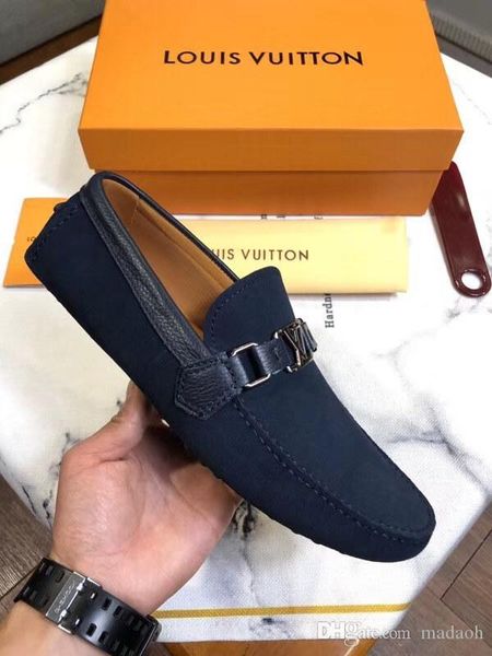

2020 brands new 2019 black men loafers shoes luxury slip-on moccasins casual men shoes suede leather men's flats shoes yecq3