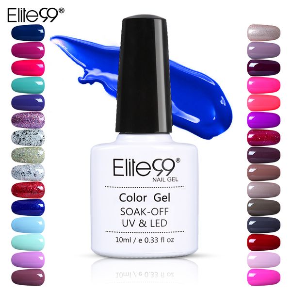 

elite99 10ml summer gel nail polish uv vernis semi permanent primer coat varnish pure color varnish gellak polish lacquer, Red;pink