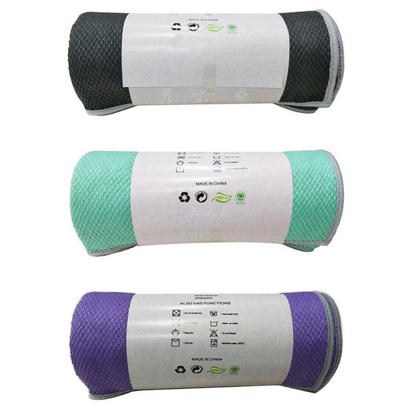 

non slip yoga mat cover towel anti skid microfiber yoga mat size 186cm*65cm towels pilates blankets fitness