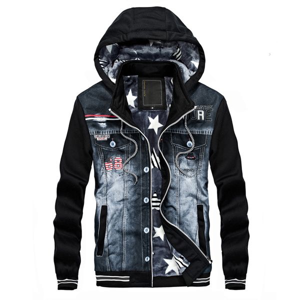 

new fashion men hoodies fleece high-quality sweatshirts, Black