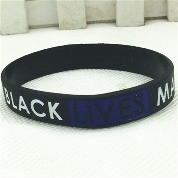 

black lives matter2020 i can 't breathe bracelet silicone black stainless steel breathe opp bag fighting fighting #96115