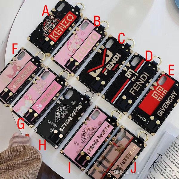 

Тигр леопард лошадь бренд дизайн браслет чехол для телефона iphone Xs max X Xr 7 7plus 8 8plus 6 6