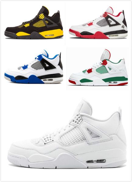 

new bred white cement 4 4s iv what the cactus jack cool grey mens basketball shoes fiba unc mushroom denim blue men sports, Black