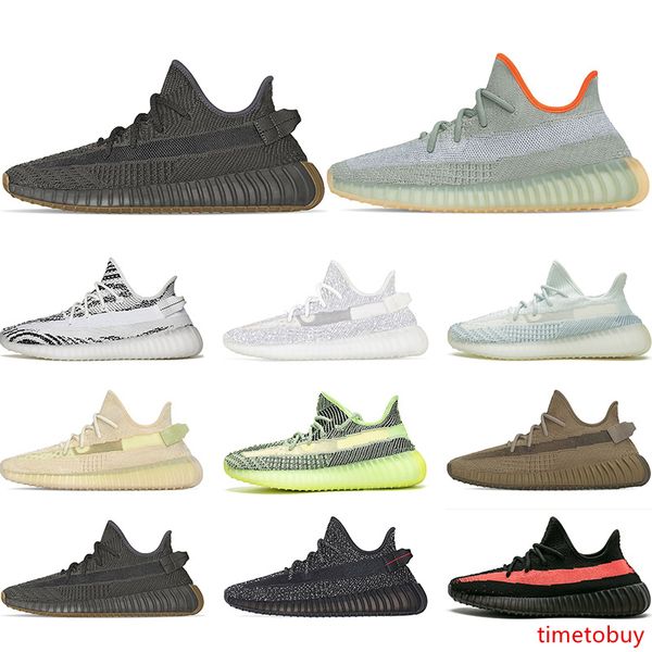 

men women running shoes yecheil yeezreel yeshaya cloud white cinder black static reflective designer mens sneaker size 36-47 online sale