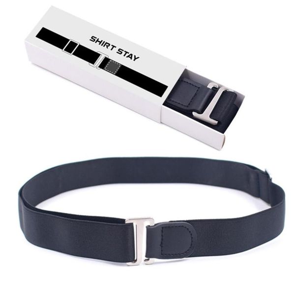 

shirt non-slip wrinkle bandage braces suspenders men boys fashion, Black;white