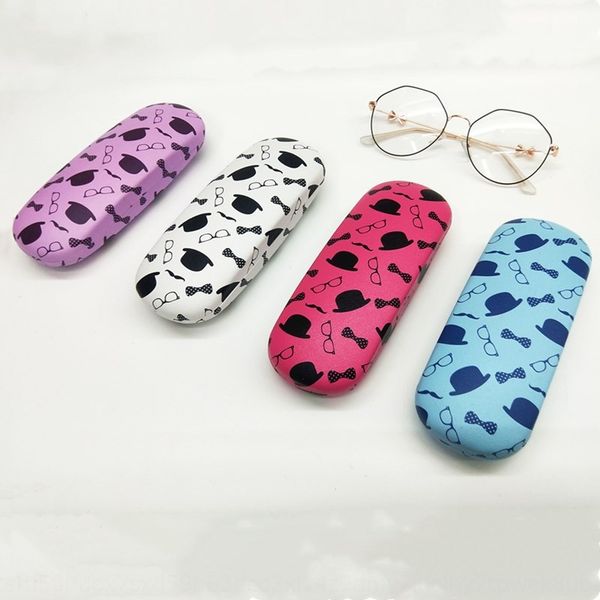 

gentleman's small hat clear leather enlarged myopia case myopia glasses box optical frame glasses case