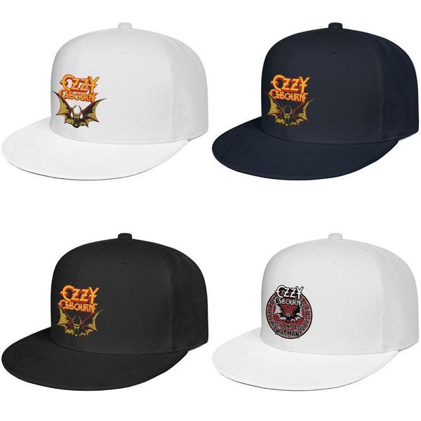 

ozzy osbourne diary of a madman mens and womens hip hop rebound hat fitted blank baseballcap rock roll madman ultimate sin tour ozzy's, Blue;gray