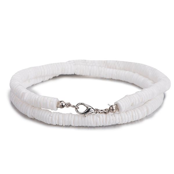 Mode Weiß Shell Glatte Kies Chips Perlen Halsband Halskette für Frauen Party Hochzeit Geschenke Sommer Halskette Schmuck Kragen 2019