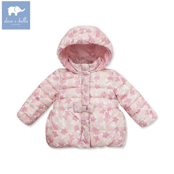 

db3000 дэйв белла зима младенческой пальто девочка милый куртка ватник девушки верхняя одежда девушки ватные пальто, Blue;gray