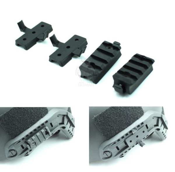 

wing-loc/picatinny adapter mount base for fast helmet side rail bk/de ing