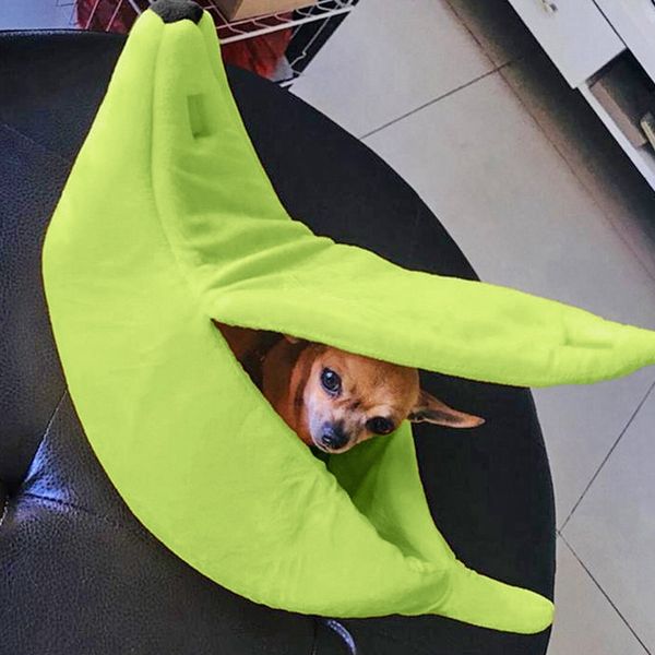 

pet banana bed dog mat soft cotton warm pet blanket sleeping bed cover mat for small medium dogs cats kennel