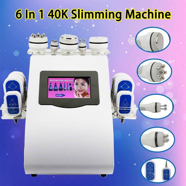 

new arrival professional cavitation rf slimming machine vacuum therapy body shaping lipolaser for fat burning 6 in 1 for spa salon use