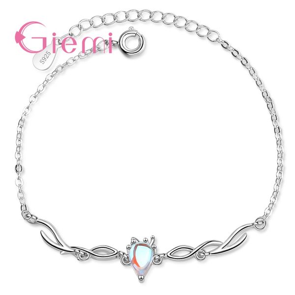 

s90 silver chain&link bracelets vintage style water drop design sale fashion jewelry girls party engagement wholesale, Black