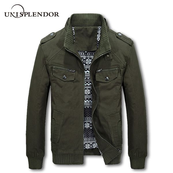 

men 2018 new fashion brand cargo jackets spring autumn man casual bomber jacket male long sleeve solid pilot jackets men yn10221, Black;brown