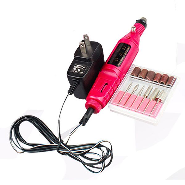 

comfortable grip easy apply manicure tool electric practical 220v 50hz low noise safe adjustable nail art polish pen, Silver