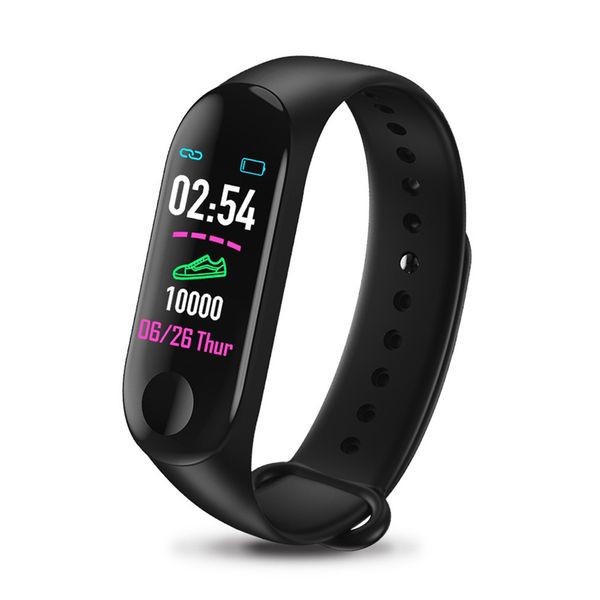 

smart wristband waterproof sport smart bracelet with replacement straps smart-band heart rate activity fitness tracker smart watch