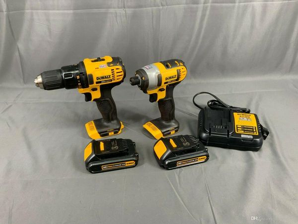 

Dewalt 20v max li ion combo kit 1 2 quot drill dcd780 1 4 quot impact dcf885 21797 1 e