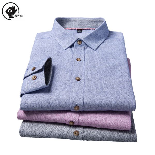 

little raindrop men shirt long sleeve shirt slim fit soft comfortable man dress shirts solid single patch pocket male clothing, White;black