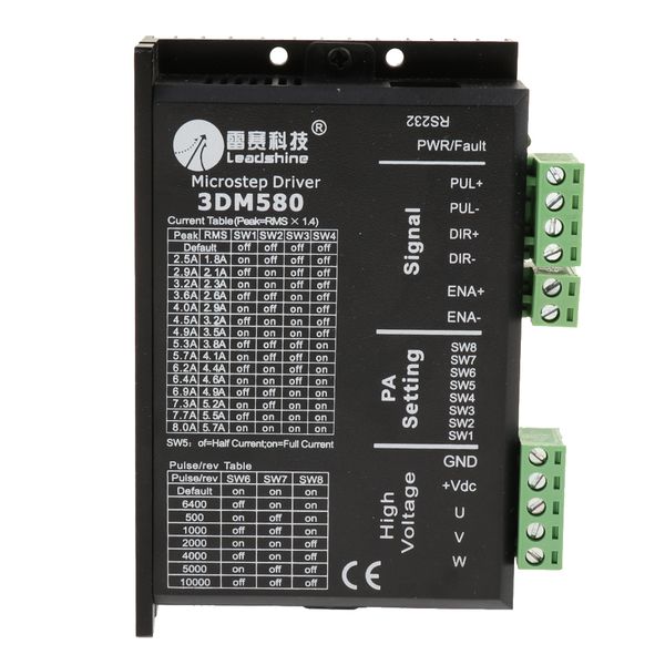 

dm556 digital cnc stepper motor driver 18-50v microstep for 57 3 phase motor