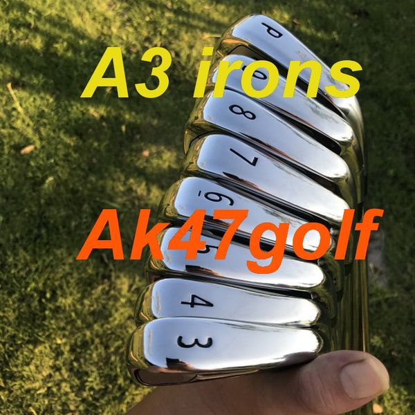 

new golf irons a3 718 irons forged set( 3 4 5 6 7 8 9 pw ) with dynamic gold s300 steel shaft 8pcs golf clubs