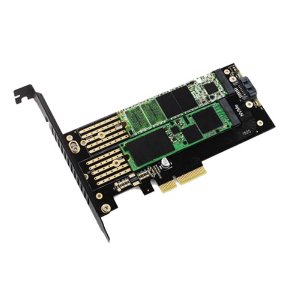 

m.2 nvme ssd m-key + b-key to pci-e 3.0 x4 host controller expansion card