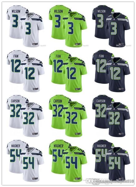 

Seattle men women youth eahawk 12th fan 3 ru ell wil on 54 bobby wagner 32 chri car on football jer ey cu tom ru h grey navy white