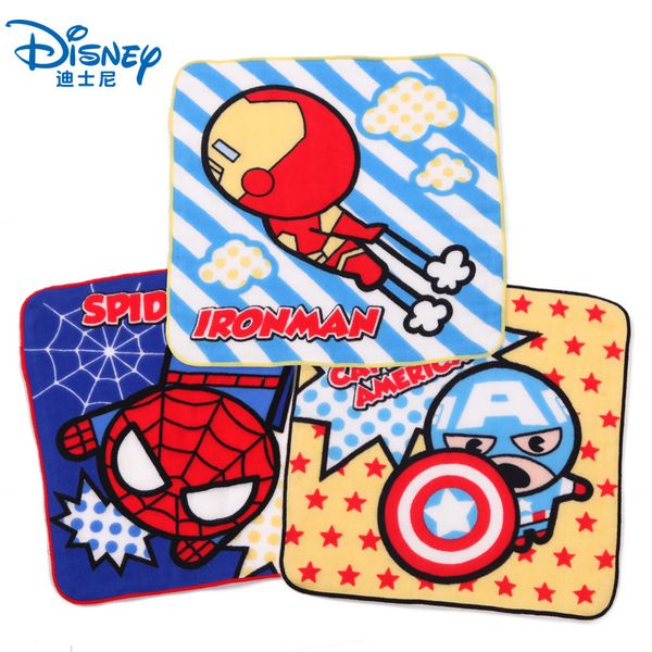 

marvel iron man cartoon cotton gauze towel boy girl baby soft breathable absorbent handkerchief